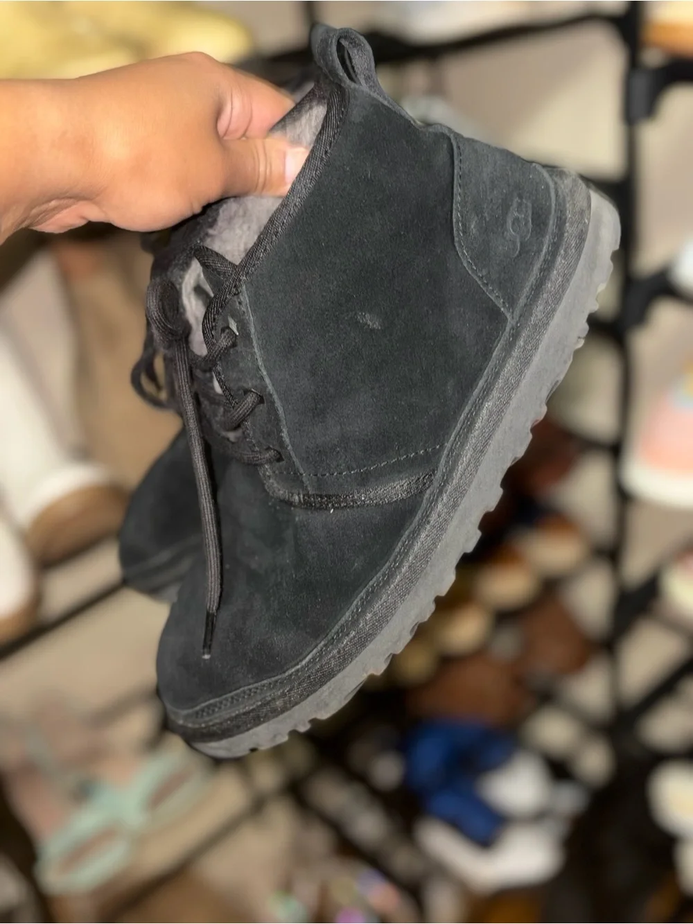 UGG Men's Black Suede Chukka Boot - Lace-Up Casual
